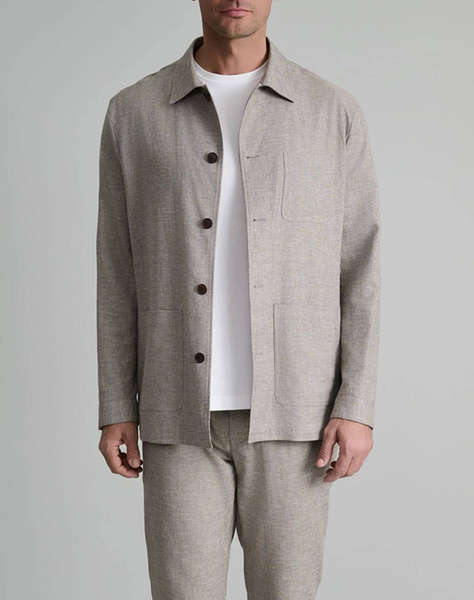 NAVY&GREEN SACOU-JACKET