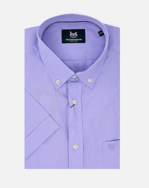 THE BOSTONIANS CAMASA FIL A FIL REGULAR FIT Plain FIL A FIL Button-down Regular Fit