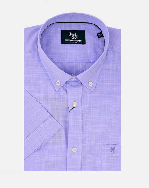 THE BOSTONIANS CAMASA FIL A FIL REGULAR FIT Plain FIL A FIL Button-down Regular Fit