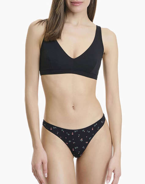 WALK DE DAMA THONG BAMBOO CU DESIGN CROCO 2BUC