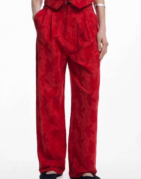 DESIGUAL D2 PANT_SUITROJO PANTALONI DE DAMA