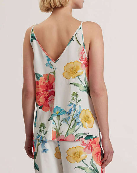 TED BAKER PURRLA Scoop Neck Printed Cami