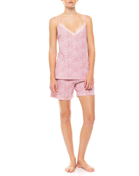 PINK LABEL BABYDOLL LEOPARD ROSE