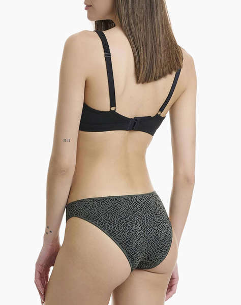 WALK DE DAMA SLIP BAMBOO CU DESIGN CROCO 2BUC