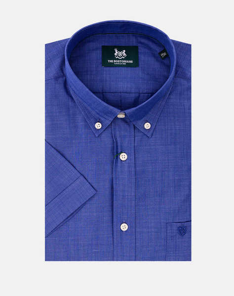 THE BOSTONIANS CAMASA FLAMA REGULAR FIT Plain SLUB Button-down Regular Fit