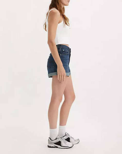 LEVIS ROLLED 80S MOM SHORTS