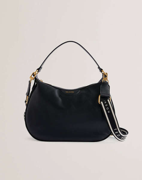TED BAKER ESIAH Webbing Slouchy Leather Hobo Bag (Dimensiuni: 32 x 26cm.)