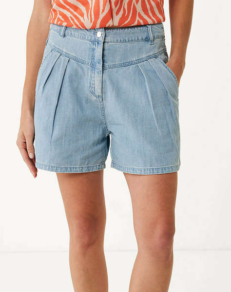 MEXX Pleats denim shorts