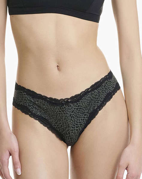 WALK DE DAMA BRAZILIAN DANTELA/BAMBOO CU DESIGN CROCO 2BUC