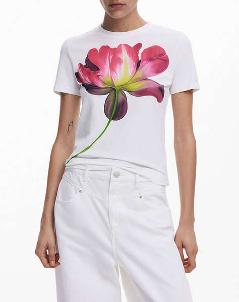 DESIGUAL D2 TS_PLATA BLUZA DE DAMA