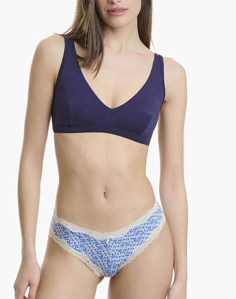 WALK DE DAMA BRAZILIAN DANTELA/BAMBOO CU DESIGN FLORAL 2BUC