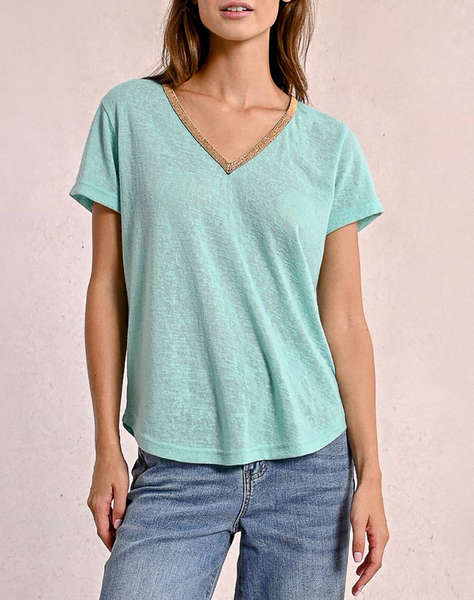 MOLLY BRACKEN LADIES KNITTED TEE