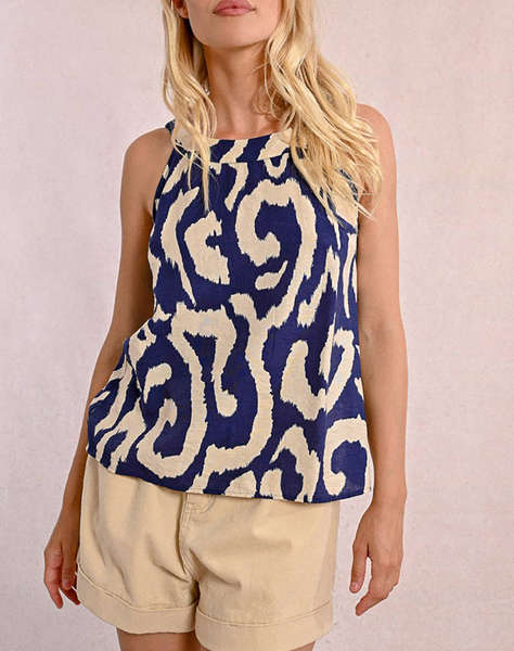 MOLLY BRACKEN LADIES WOVEN TOP