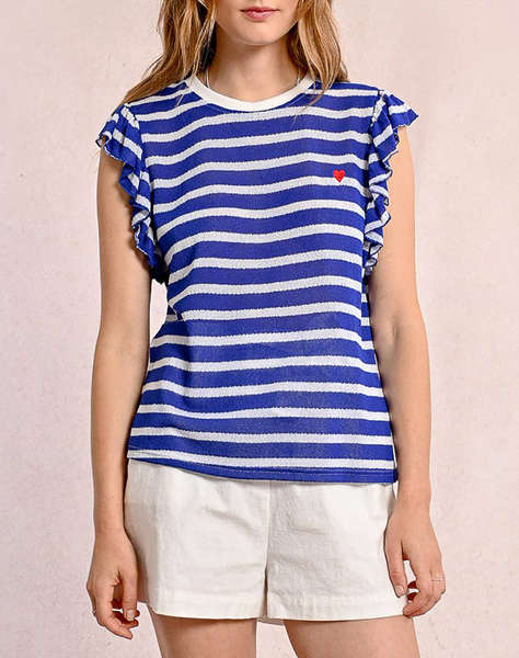 MOLLY BRACKEN LADIES KNITTED TEE