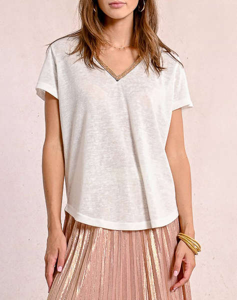 MOLLY BRACKEN LADIES KNITTED TEE