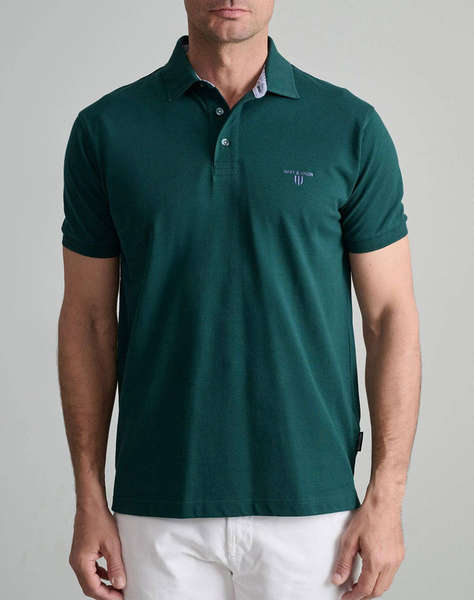 NAVY&GREEN BLUZA POLO