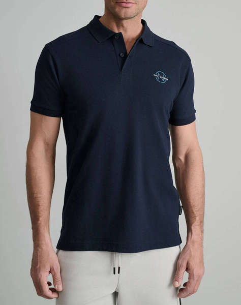 NAVY&GREEN BLUZA POLO