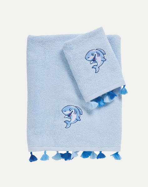 DAS 4966 SET PROSOAPE 2 BUCATI CU BRODERIE BABY SMILE (Dimensiuni : 30 x 50 & 70 x140)