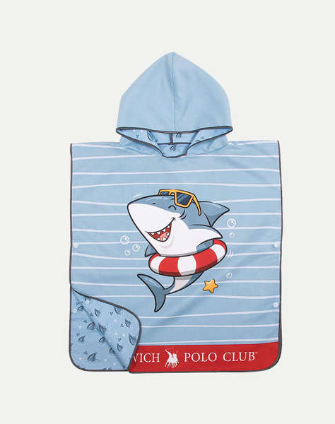 DAS 4044 PONCHO DE PLAJA GREENWICH POLO CLUB JUNIOR (Dimensiuni: 50 x 115cm.)