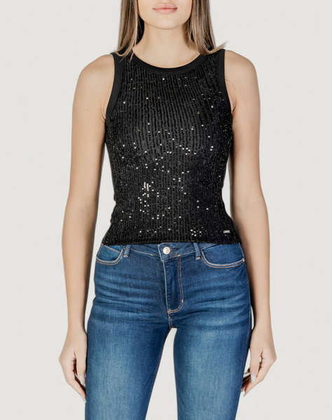 GUESS ALEXIA SEQUINS TANK TOP DE DAMA TRICOTAT