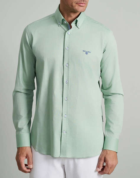 NAVY&GREEN CAMASA COMFORT FIT