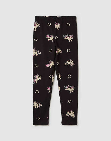 OVS LEGGINS AOP + GLITTER