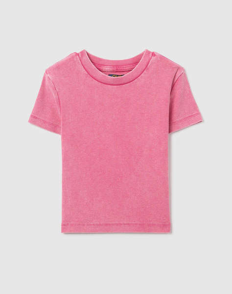 OVS T-SHIRT RIB ACID WASH