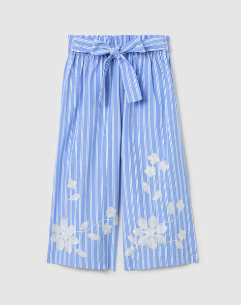 OVS Y/D PANTS W/FLOWERS