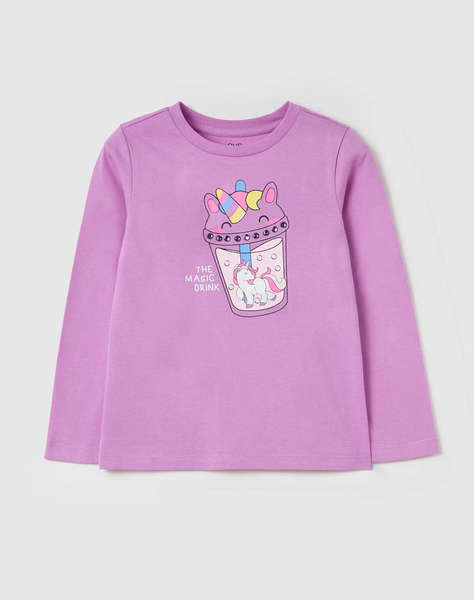 OVS LS TSHIRT 4/5 WITH STRASS