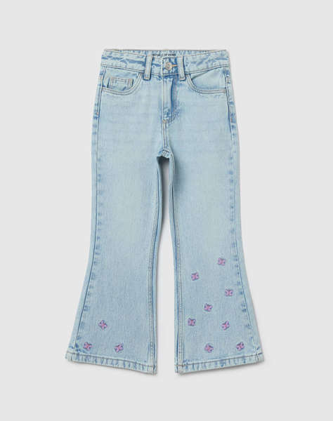 OVS DENIM FLARE W/EMBRO