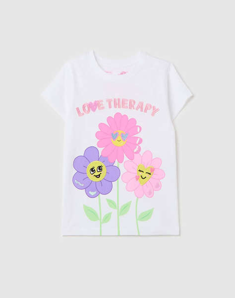 OVS T-SHIRT S/S W/EMBRO