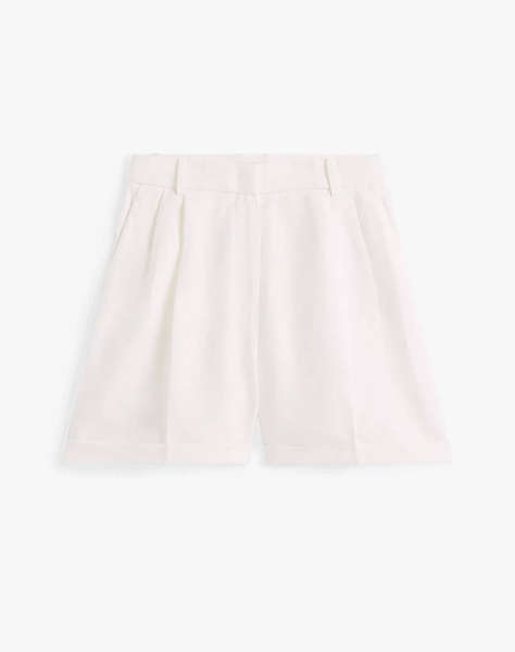 TOMMY HILFIGER LINEN MIX PLEATED SHORT