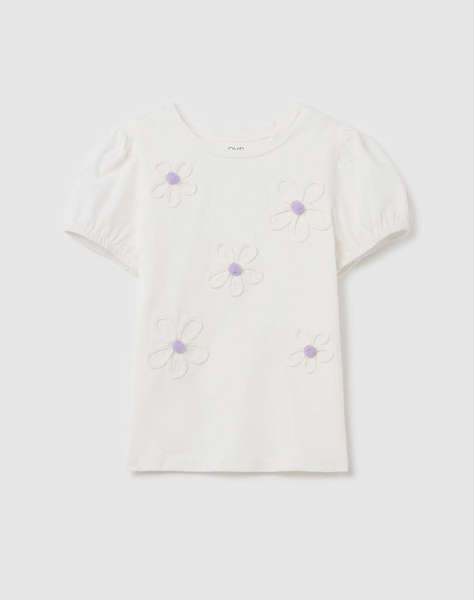 OVS T-SHIRT S/S FLOWERS