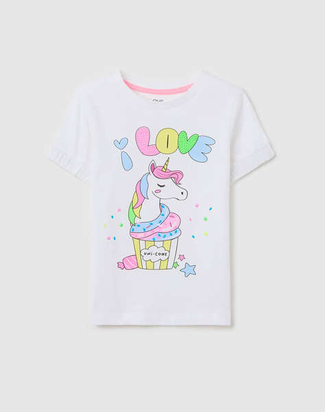 OVS T-SHIRT S/S W/EMBRO