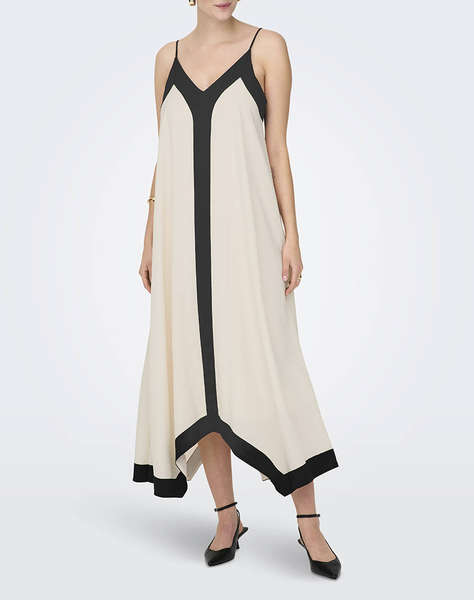 ONLY ONLDIANA LIFE STRAP LONG DRESS WVN