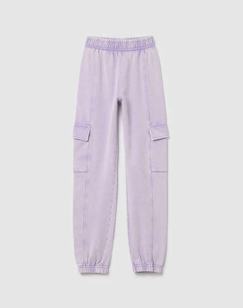 OVS JOGGER CARGO ACID WASH