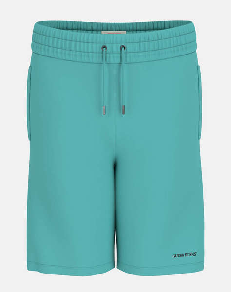 GUESS JEANS GJ REG EMBRO SHORTS - ORGANIC COTT ICONIC TERRY 400 SHORTS DE BARBATI