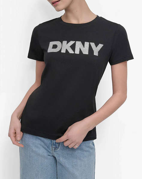 DKNY DJ4T1268 LOGO BLUZA CU MANECA SCURTA DKNY