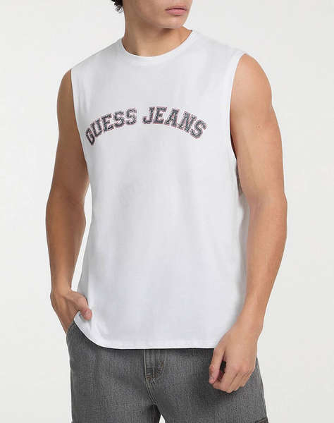 GUESS JEANS GJ MUSCLE COLLEGIATE - ORGANIC COTTON 160GSM BLUZA DE BARBATI