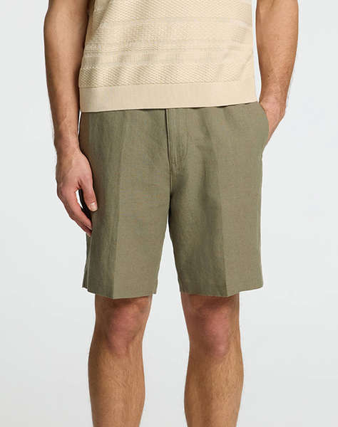 SELECTED SLHREGULAR-LEROY LINEN BLD SHORTS NOOS