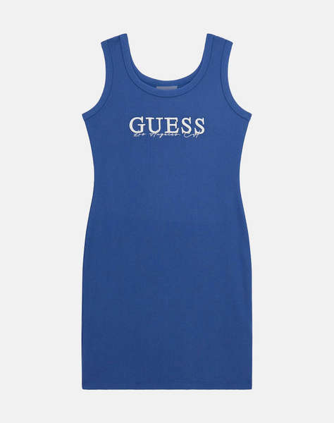 GUESS RIB DRESS_MINI ME - ECO SMOOTH GIRLY RIB 435 ROCHIE DE COPII GIRL