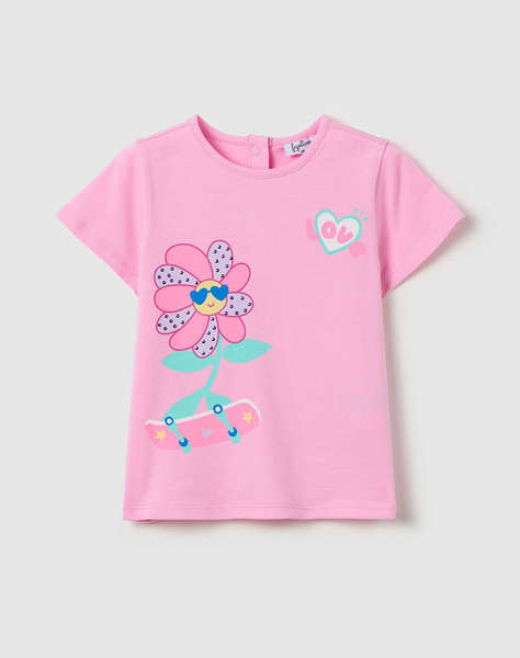 OVS TSH FLOWER IN SKATE