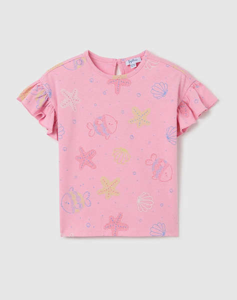 OVS T-SHIRT AOP MARINE
