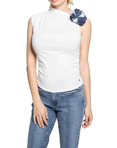GUESS ARIANE 3D EMBROIDERY SL TOP DE DAMA TRICOTAT