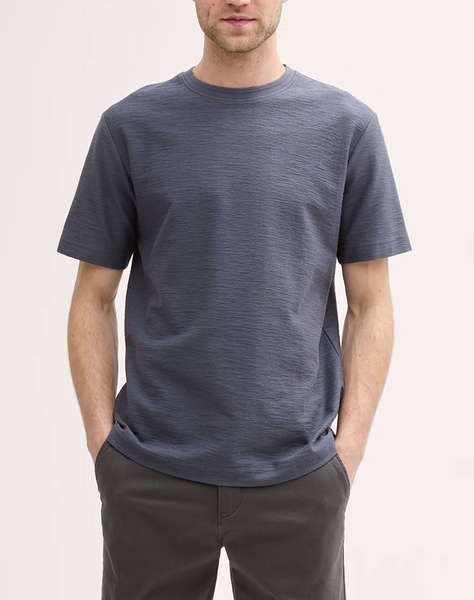 TOM TAILOR STRUCTURED T-SHIRT BLUZA DE BARBATI
