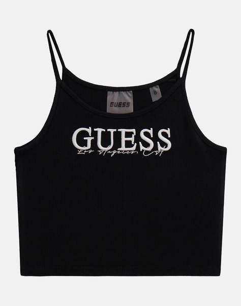 GUESS RIB SL TOP_MINI ME - ECO SMOOTH GIRLY RIB 435 BLUZA DE COPII GIRL
