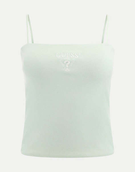 GUESS COLETTE TANK TOP - ECO SMOOTH RAYON STR RIB 270 BLUZA DE DAMA