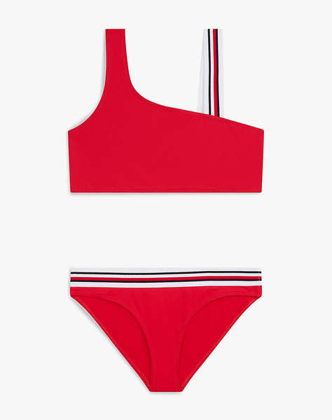 TOMMY HILFIGER ONE SHOULDER BIKINI SET