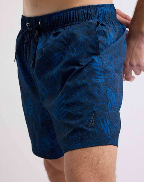NAUTICA COSTUM DE BAIE 6 FULL ELASTIC MIDNIGHT TROP/MESH LINER