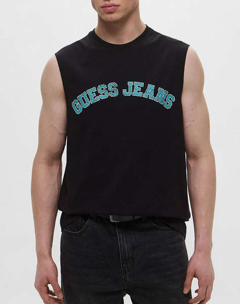 GUESS JEANS GJ MUSCLE COLLEGIATE - ORGANIC COTTON 160GSM BLUZA DE BARBATI